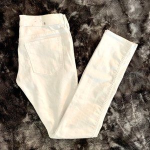 H&M &SQIN Skinny White Jeans